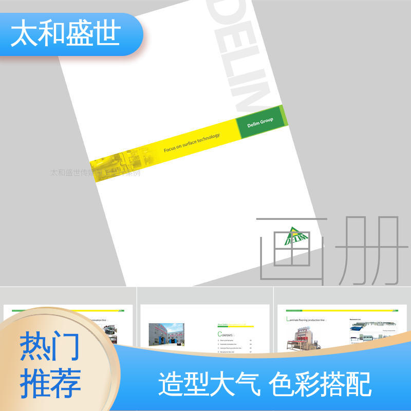 电子画册设计 围绕主题 突出服务优势 太和盛世