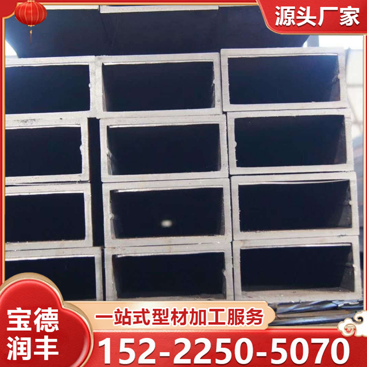 Q235B Q345 直角方管 方通非标定尺加工 建筑装饰用