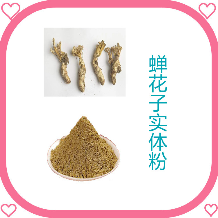 蝉花子实体粉   含多种营养成分   固体饮料   质量稳定   固体饮料