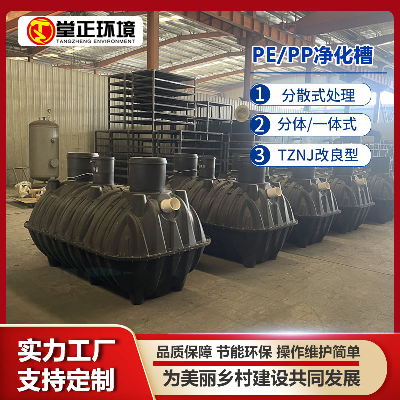 PE净化槽 一体化污水处理设备 PE地埋式污水净化槽