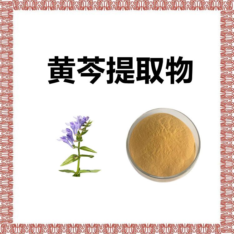 黄芩提取物 含多种营养成分  三遍水提  粉末状  国标生产   比例产品