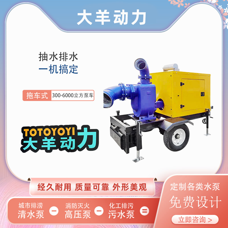 大羊动力10寸柴油水泵
