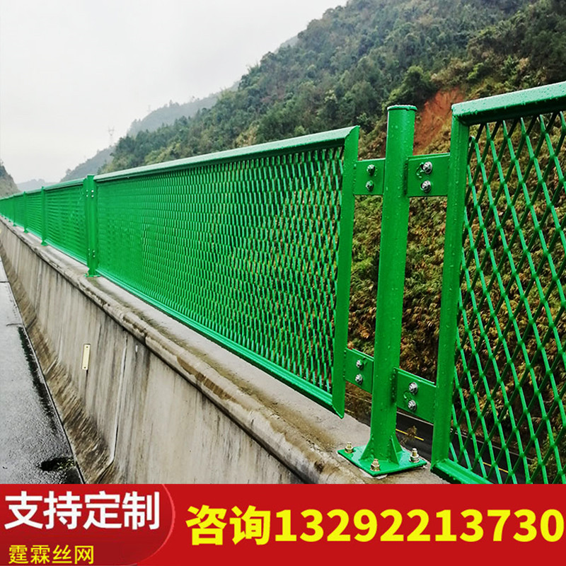防眩网 绿色高速公路防眩网 桥梁防落物护栏