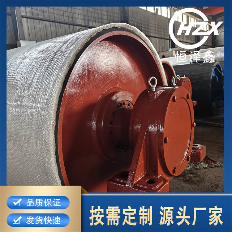 皮带机滚筒 泽鑫供应 输送机 碳钢 包胶 滚筒 使用寿命长