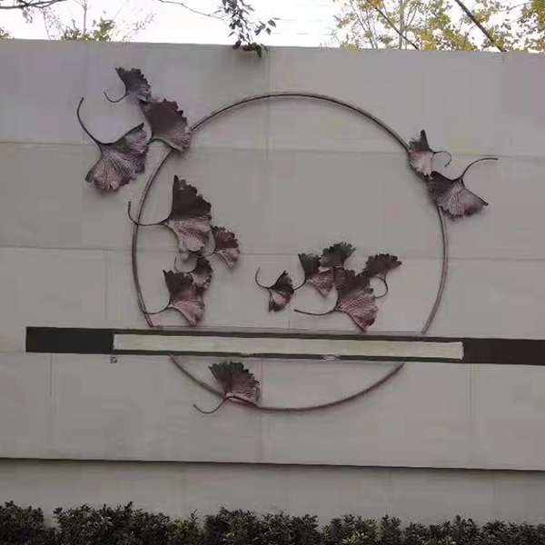 黑龙江大庆梅花造型景墙