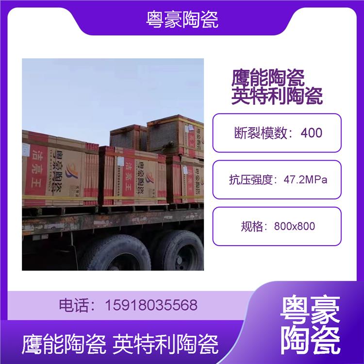 粤豪瓷砖 英特利陶瓷 鹰牌磁砖 玻化抛光砖300x600中板 耐磨抗潮