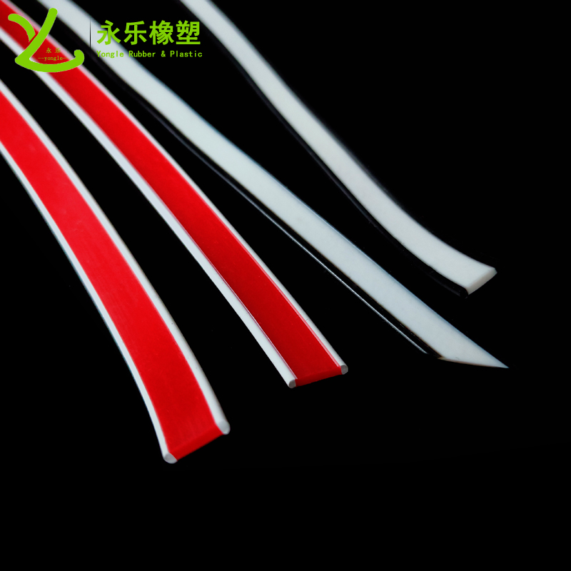 双色硅胶条 挤出无气味双色硅胶制品 可定