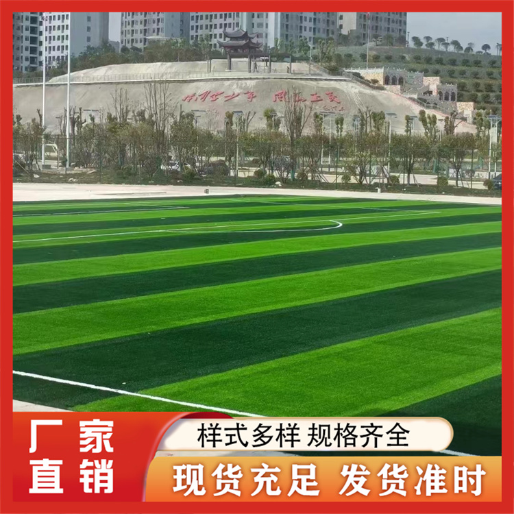 足球场草坪 体育室外 田径场足球场仿真草坪 包施工