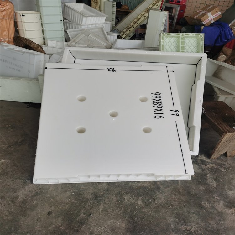 源头厂家美城塑业高速公路下水盖板塑料模具 汇水渠沟盖板模具 沟盖板模具