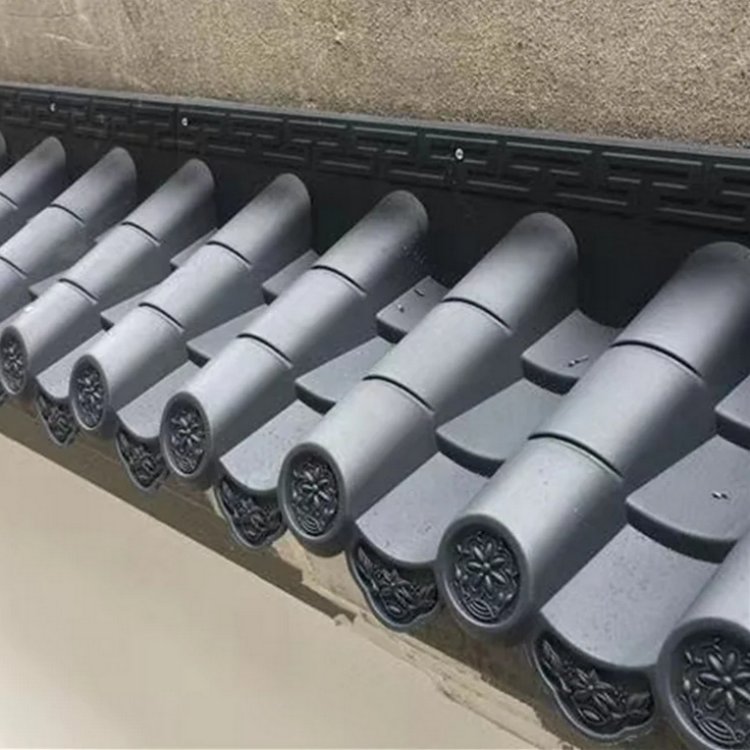 围墙瓦 墙头瓦 园林楼阁仿古瓦 古建庭院墙头双面