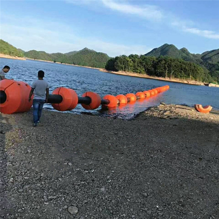水上管道浮体 抽水排沙管线浮球型号多多