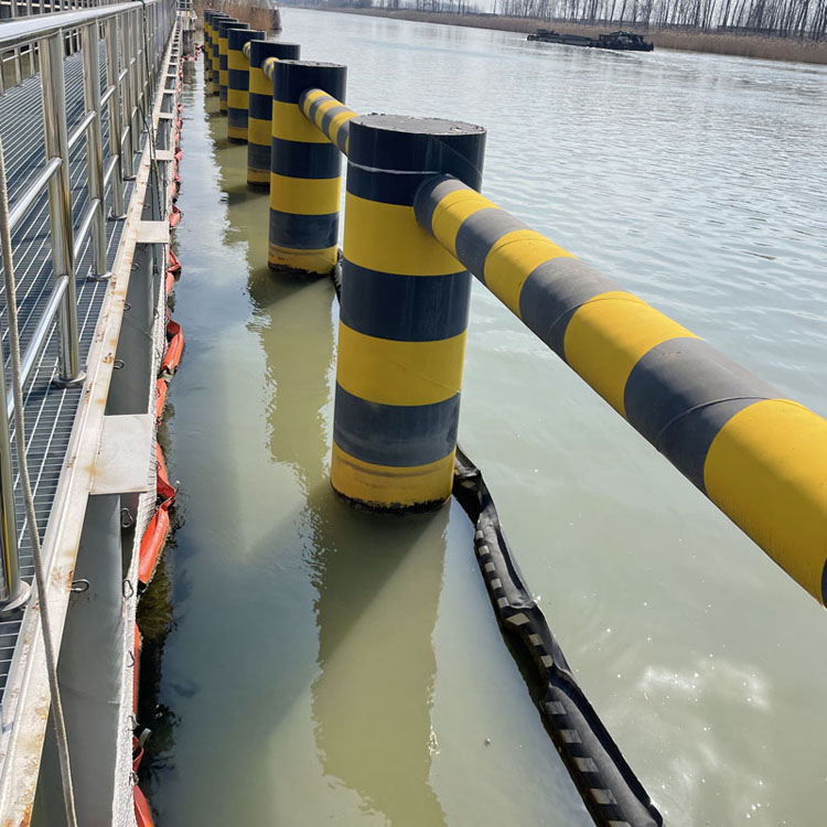 WGJ固体浮子式橡胶围油栏水面拦油带拦污带