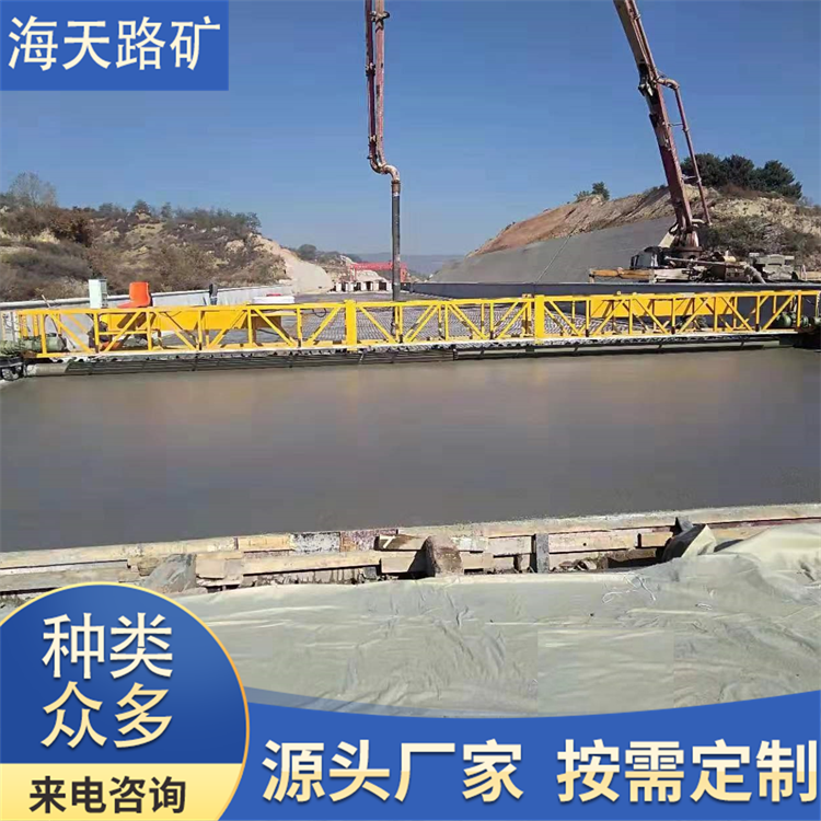 桥面施工用混凝土摊铺机 Q235材质 手动升降高度
