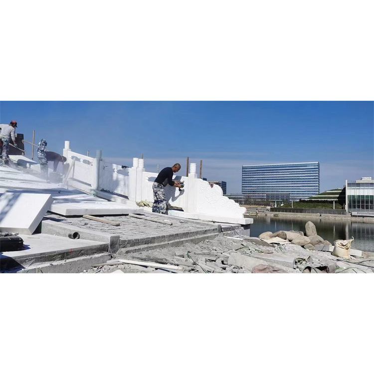 河道石栏杆景区 实用性强 芝麻玉石 建筑工程栏板 水利工程
