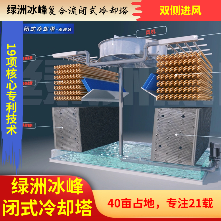 闭式冷却塔工作原理 诚信经营