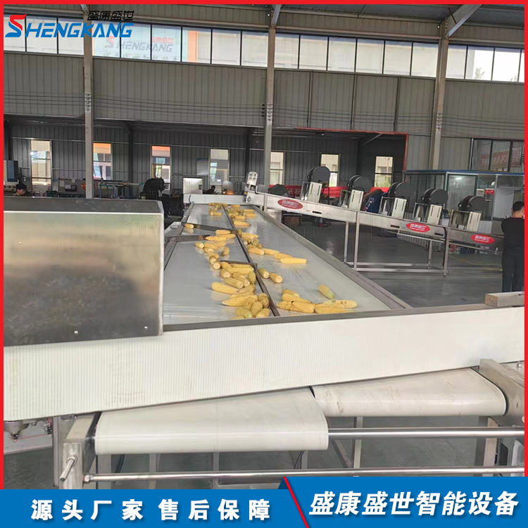 真空袋鲜玉米设备 玉米深加工流水线