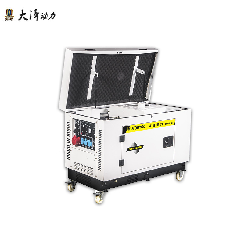大泽动力8千瓦汽油发电机组TOTO8-C工程施工医疗车用