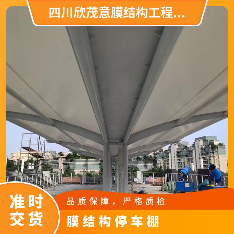 工业园电动车车棚膜结构工厂 设计方案简约唯美 坚实稳固 非标可创意