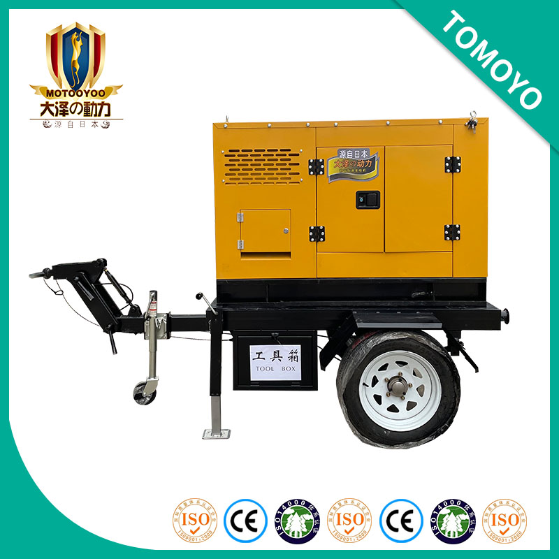 150千瓦柴油发电机带引起拖车