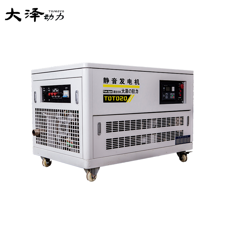 工程施工15千瓦静音汽油发电机