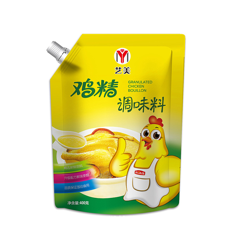 食品吸嘴包装袋加印复合袋子__异形自立吸嘴袋