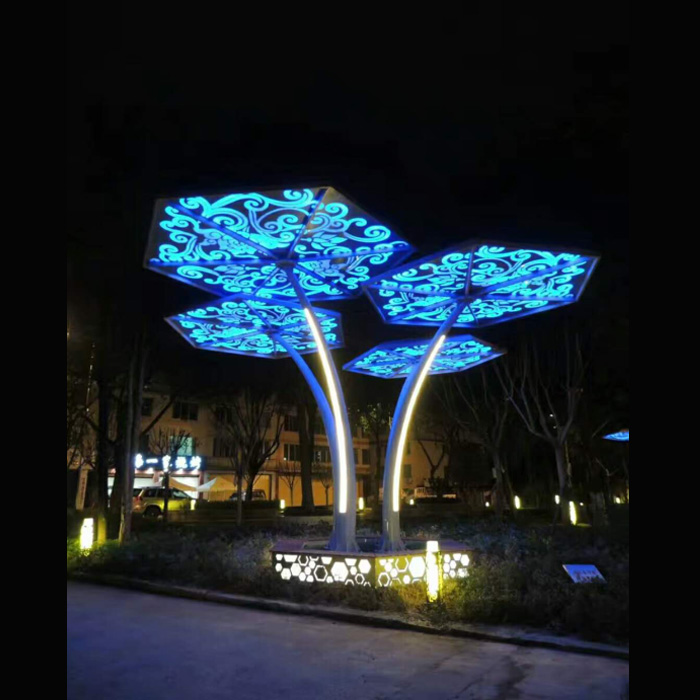 户外景观装饰灯定制大型景观灯简约广场造型灯创意异形灯led