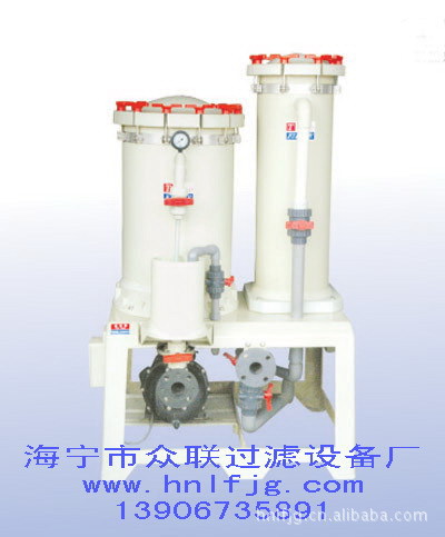 供应 强酸强碱防腐蚀 塑料过滤器 PP内衬四氟化工过滤器