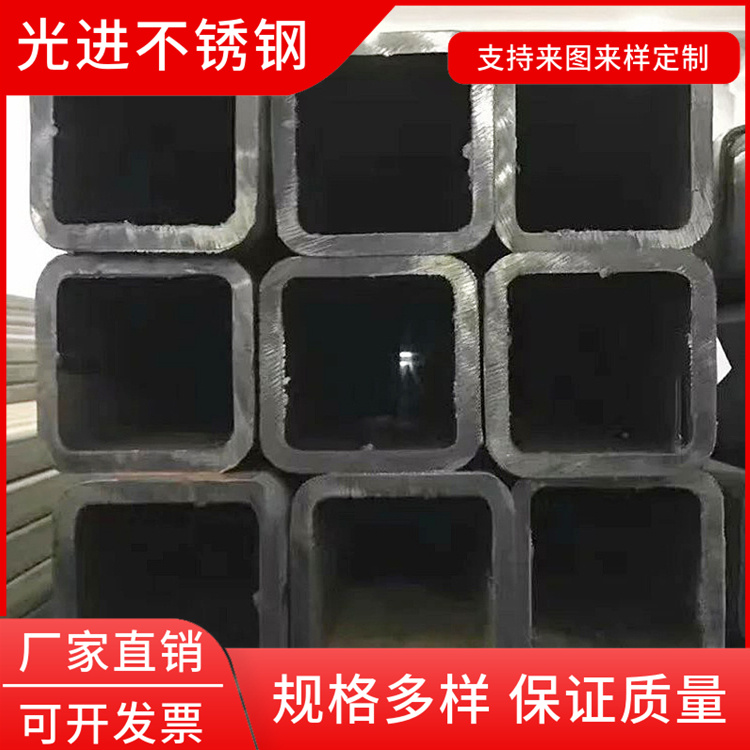 304不锈钢方管规格尺寸100*100*4 316装饰 设备用 光进不锈钢