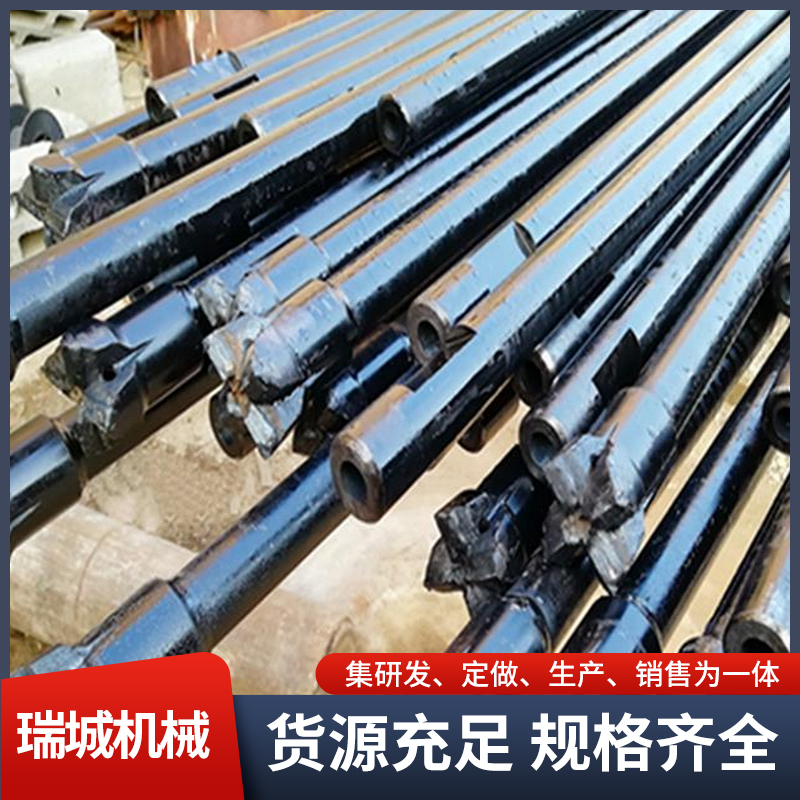 瑞城机械供应 高炉钻杆 矿用合金炉钻头钻杆 规格可按需定制