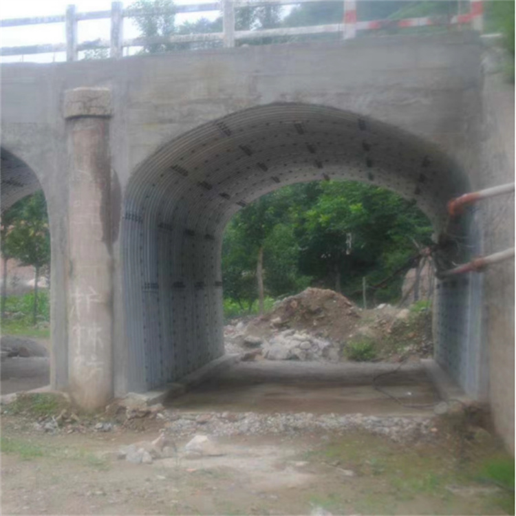 波纹钢桥涵加固工程 镀锌波纹涵管
