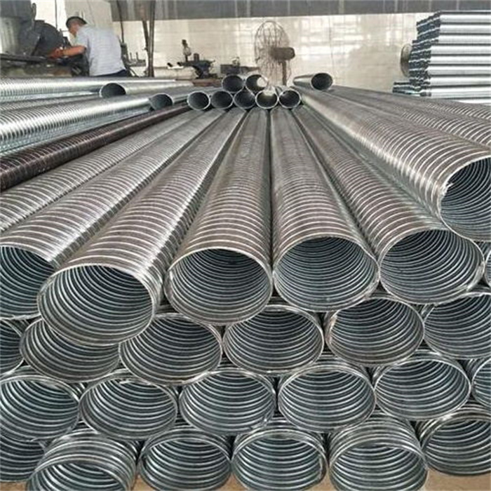 桥梁预应力金属波纹管 壁厚10mm 不锈钢