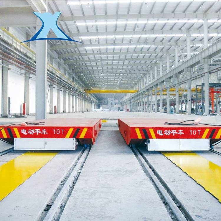 百特BXC平板道轨车 蓄电池供电道轨式平板运输车定制
