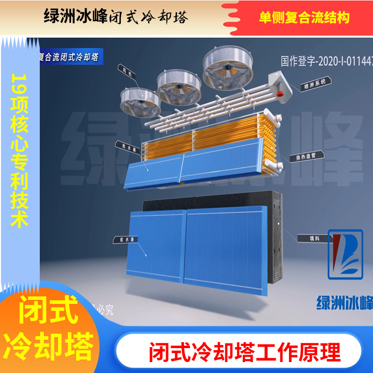 闭式冷却塔工作原理 规格齐全