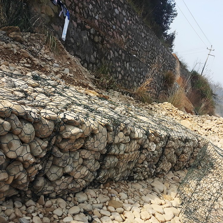 石笼网生产厂家 固滨笼护坡网箱 抗冲击耐腐蚀