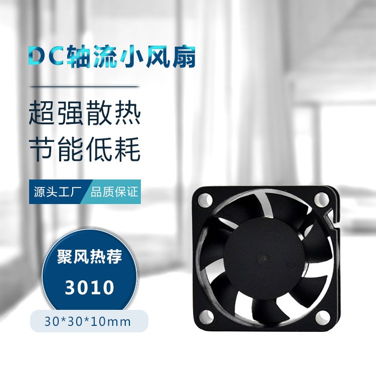 AXIAL静音3010微型直流轴流风机 5V12V散热小风机可定制