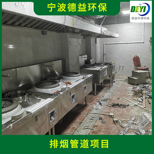 餐饮油烟净化器 小吃店排烟管道 德益环保