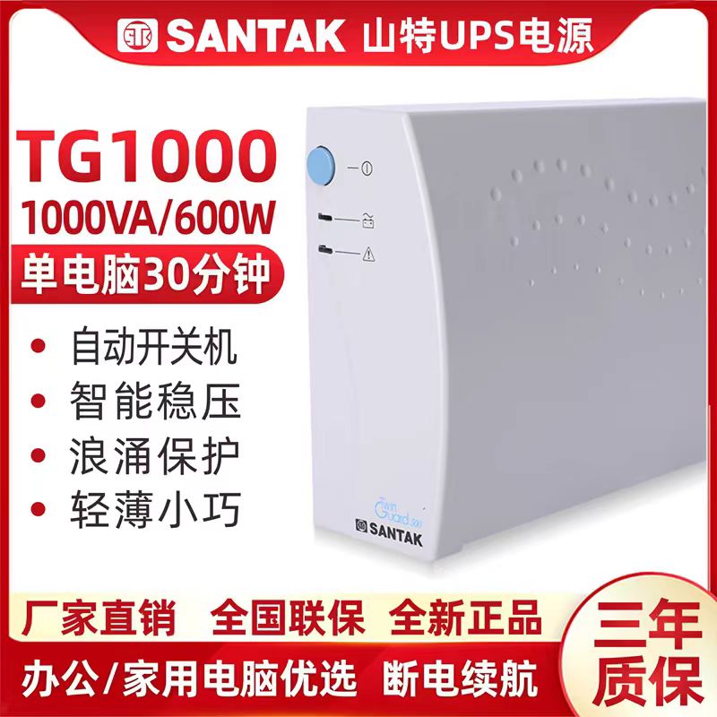 山特不间断电源TG1000