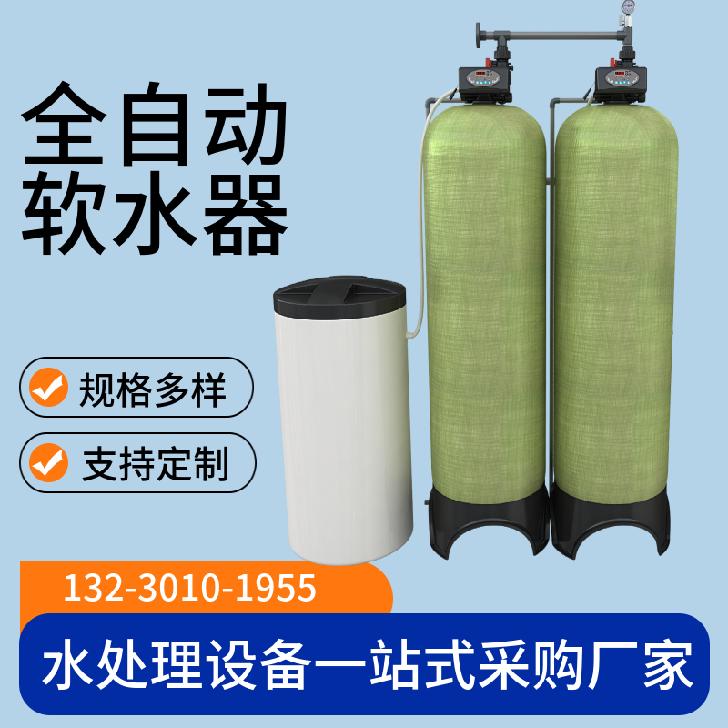 全自动双罐软水设备 时间型软水机 水质软化器山东