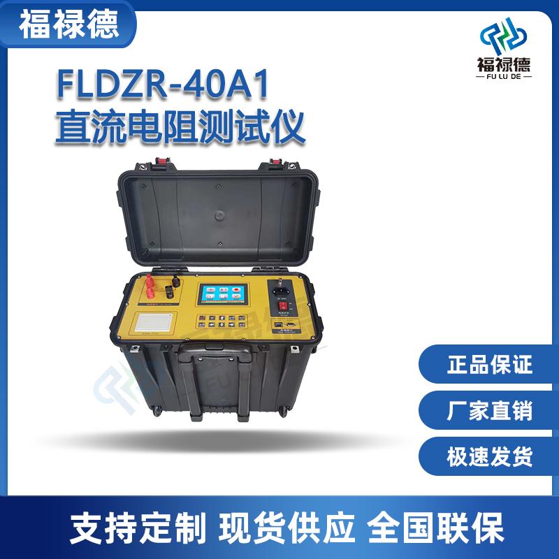 福禄德FLDZR-40A1直流电阻测试仪高精度便携式变压器测试设备厂家