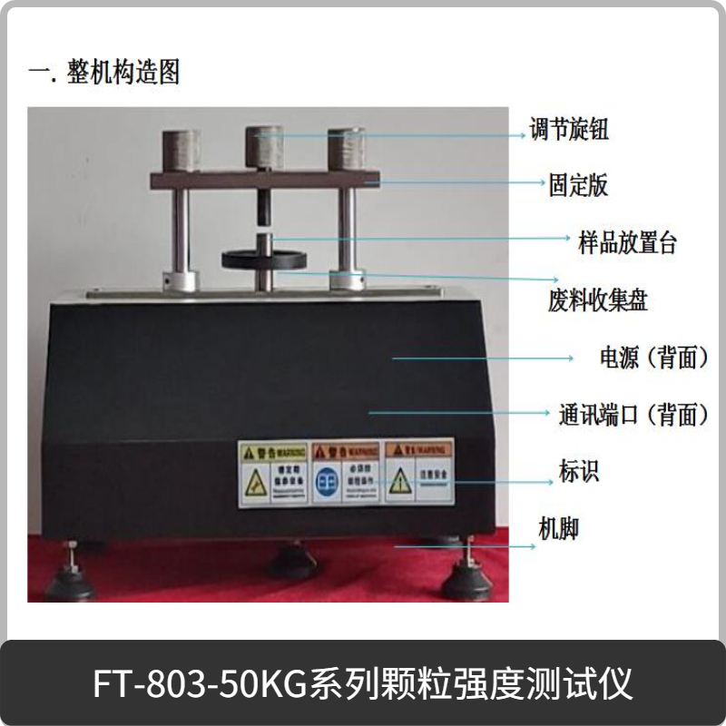 测定固体颗粒强度测试仪，全自动型颗粒抗压强度测量装置