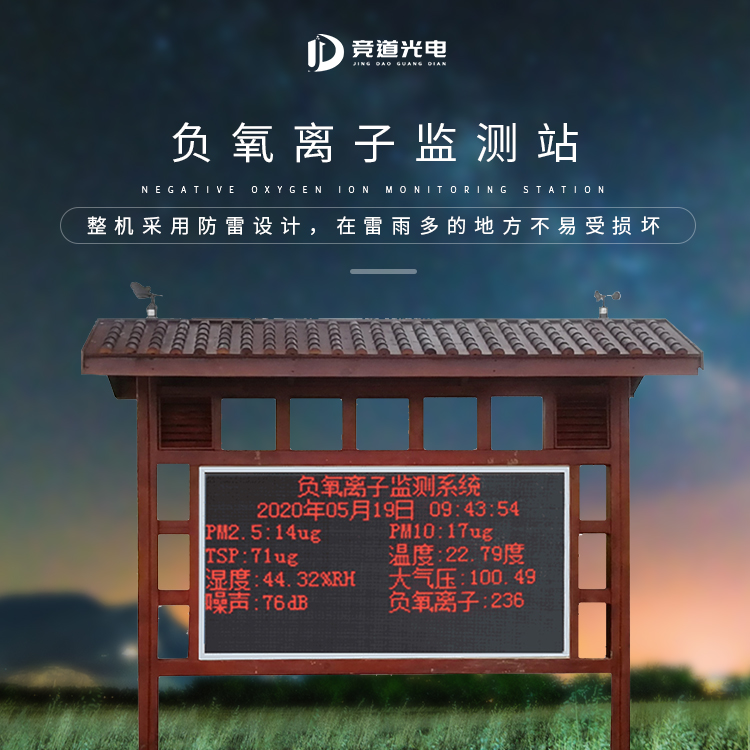 负氧离子监测站 应用广泛 多场景可用