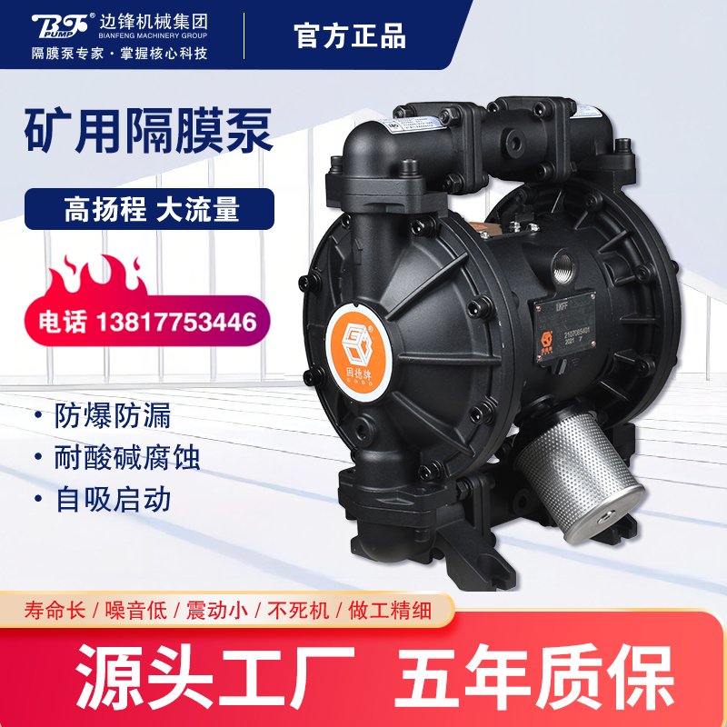 矿用气动隔膜泵BQG100-0.2