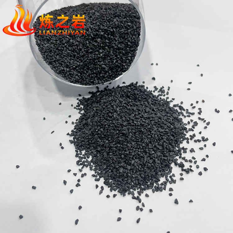供应 抛光研磨 喷砂除锈黑刚玉 喷砂材料 规格齐全 质量保障
