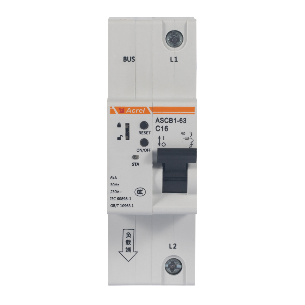 安科瑞微型智能漏电断路器导轨式智慧空开485通讯 ASCB1-63-C16-1P