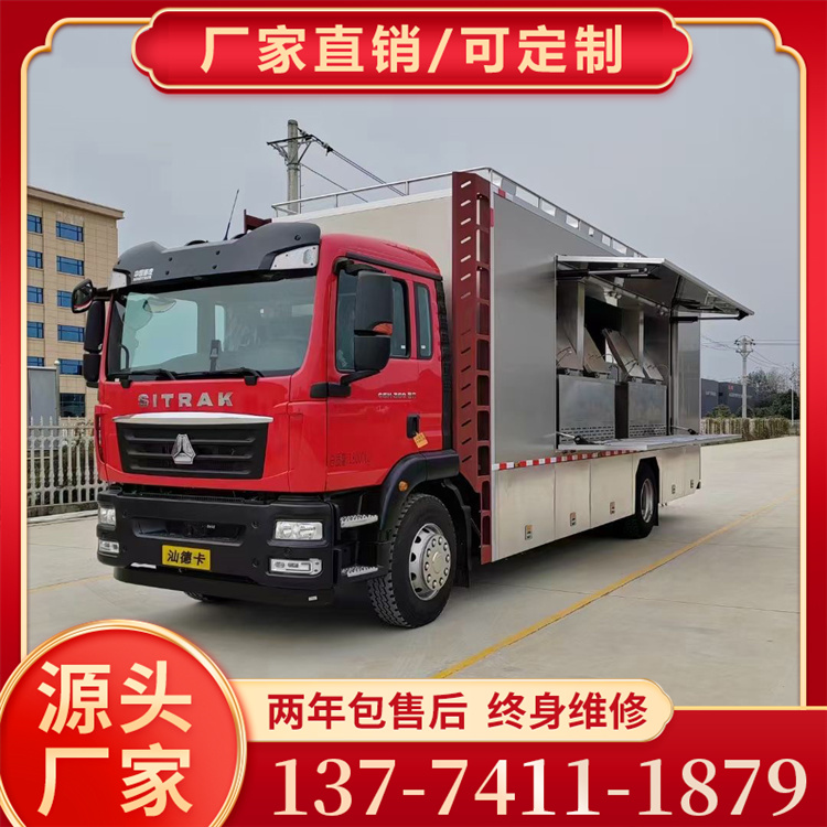 汕德卡炊事车 后勤保障餐饮专用车 厂家直销
