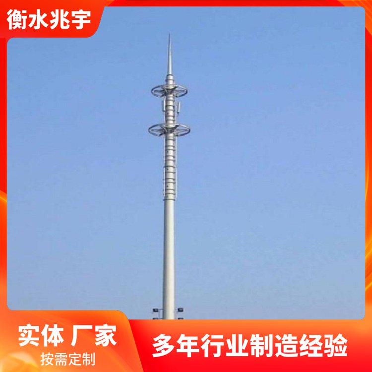 镀锌钢结构单管通讯塔兆宇信号发射角钢铁塔