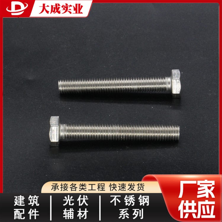 光伏不锈钢外六角现货 大成