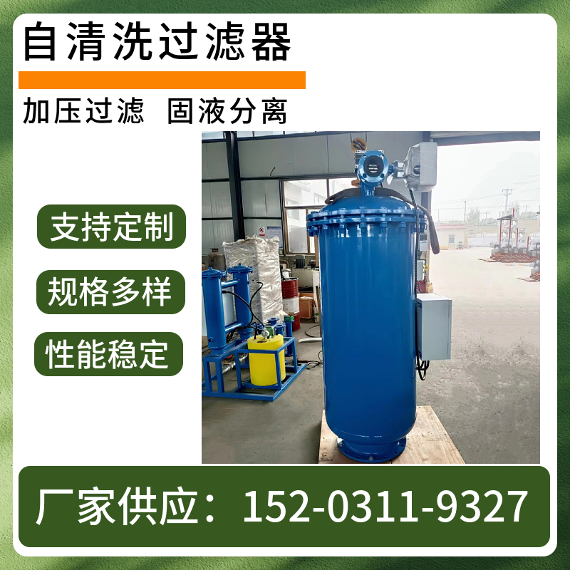 自清洗过滤器 刷式过滤器 PLC控制自清洁除污器商丘