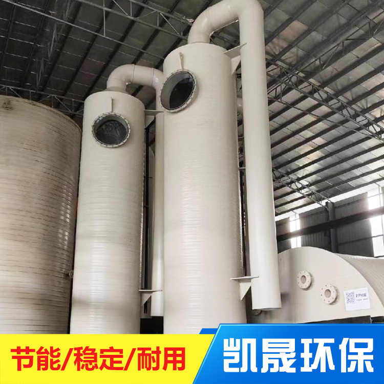 凯晟环保PPH降膜吸收塔 PP聚丙烯石墨改性冷凝器40平方和60平方