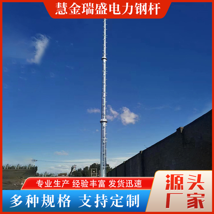 10kv直线钢杆批发